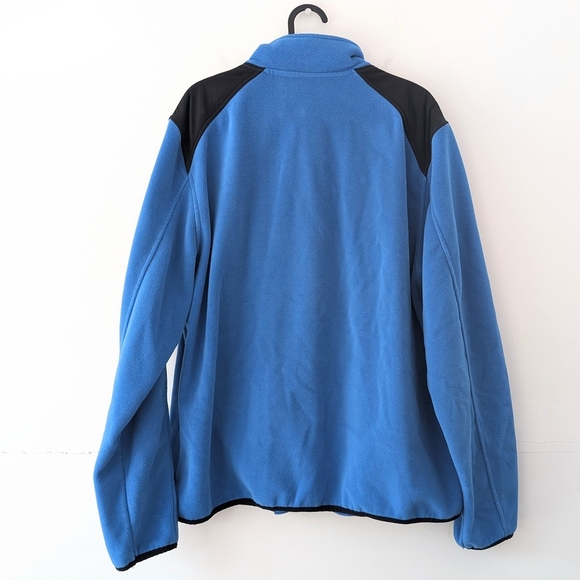 Calvin Klein Modern Blue and Black Zip Up Sweater - Picture 9 of 9